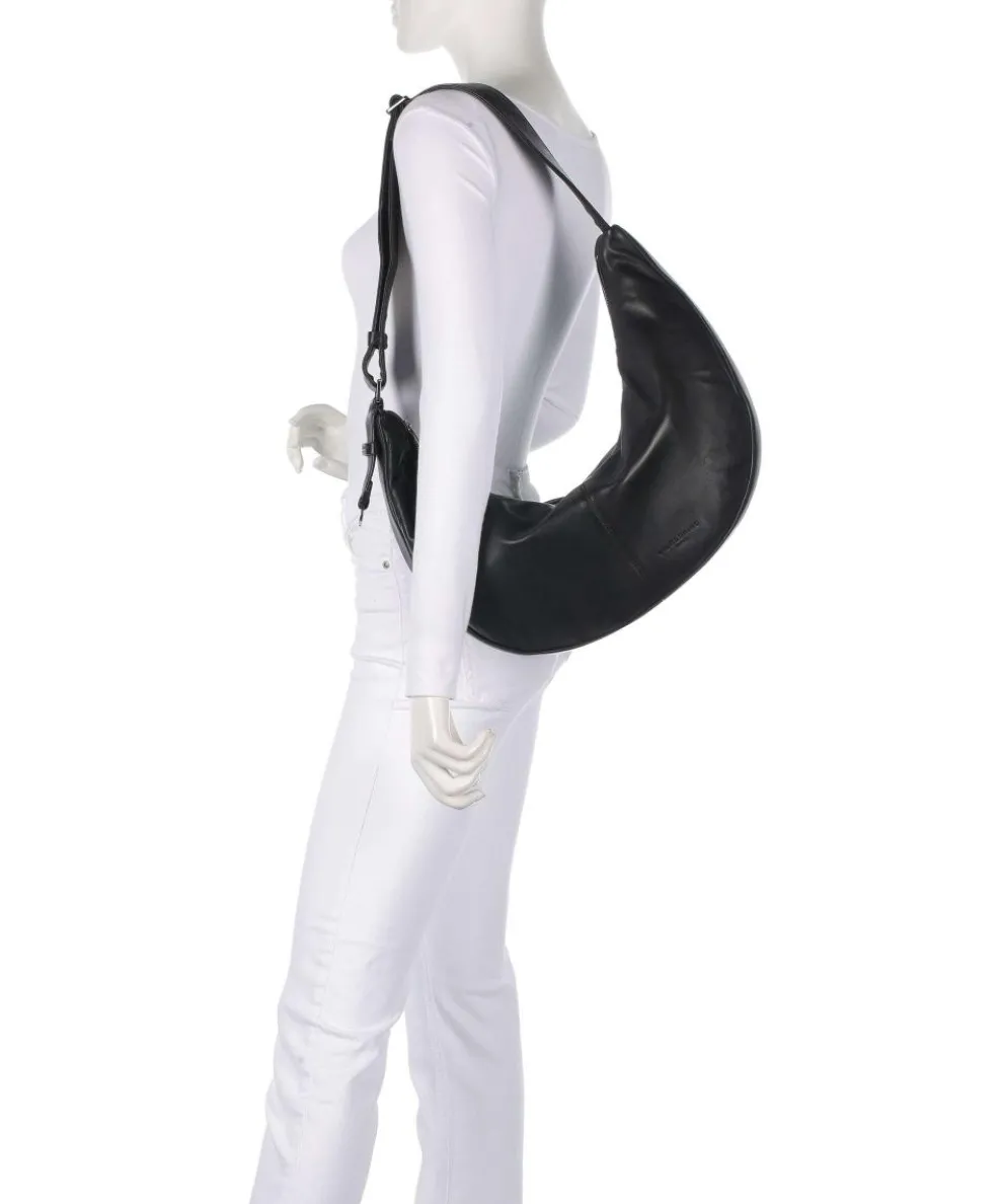 Moon Sheep Natural M Beuteltasche Schafsleder schwarz