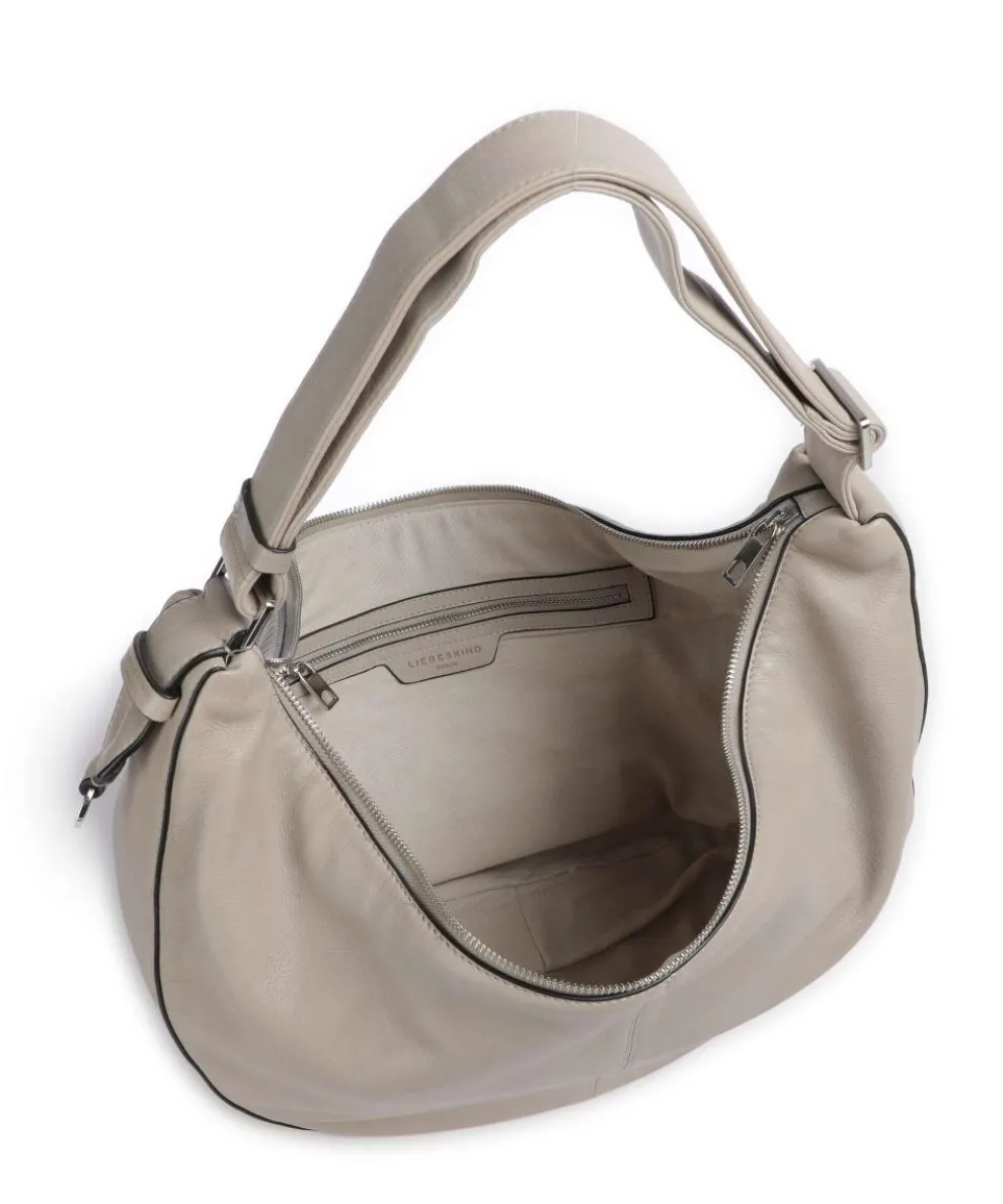 Moon Sheep Natural M Beuteltasche Schafsleder taupe