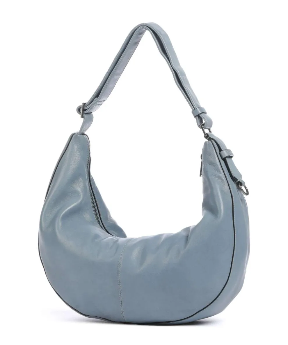 Moon Sheep Natural M Beuteltasche Schafsleder blaugrau