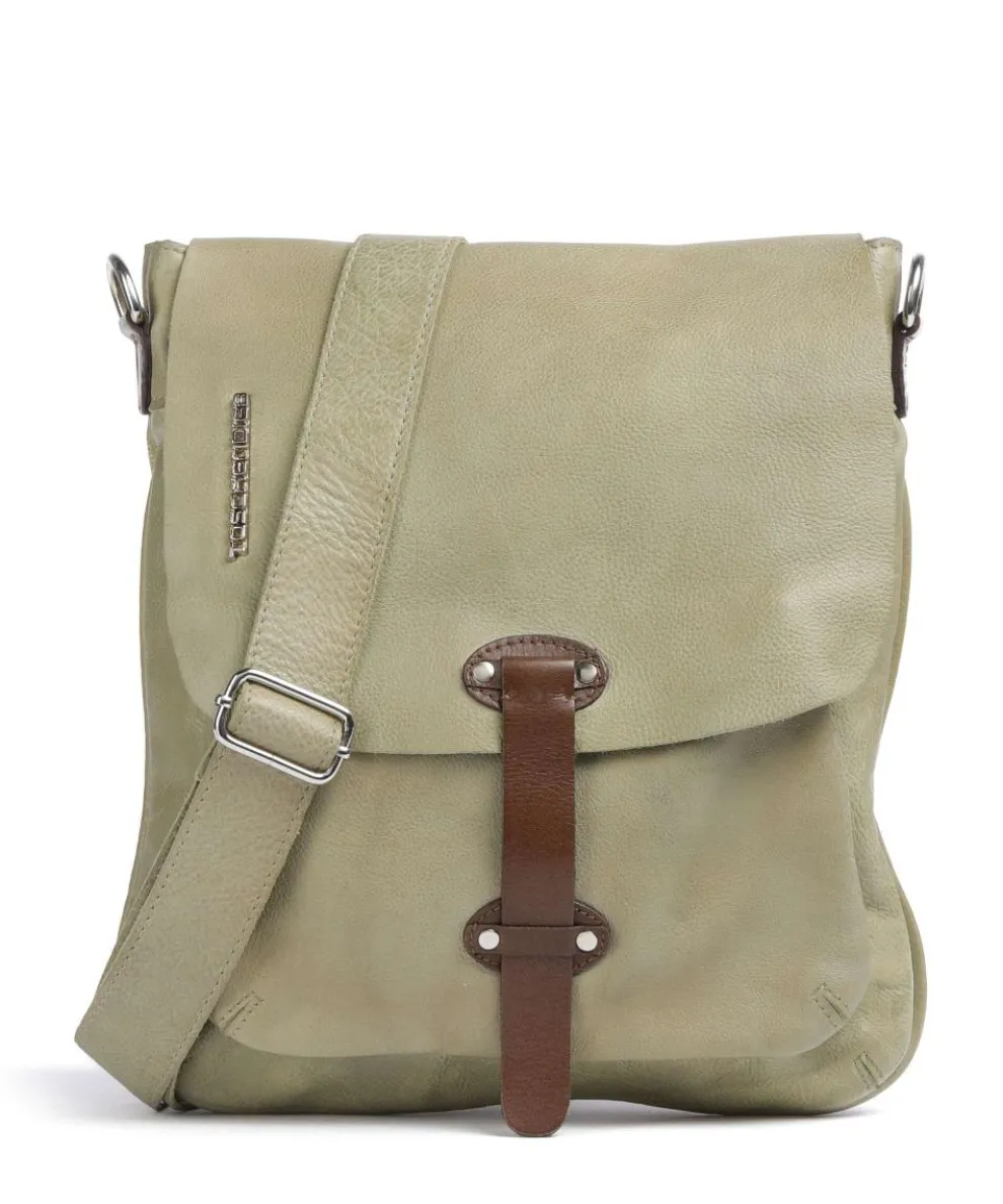 Salvatorianerplatz 2 Umhängetasche genarbtes Rindsleder grün