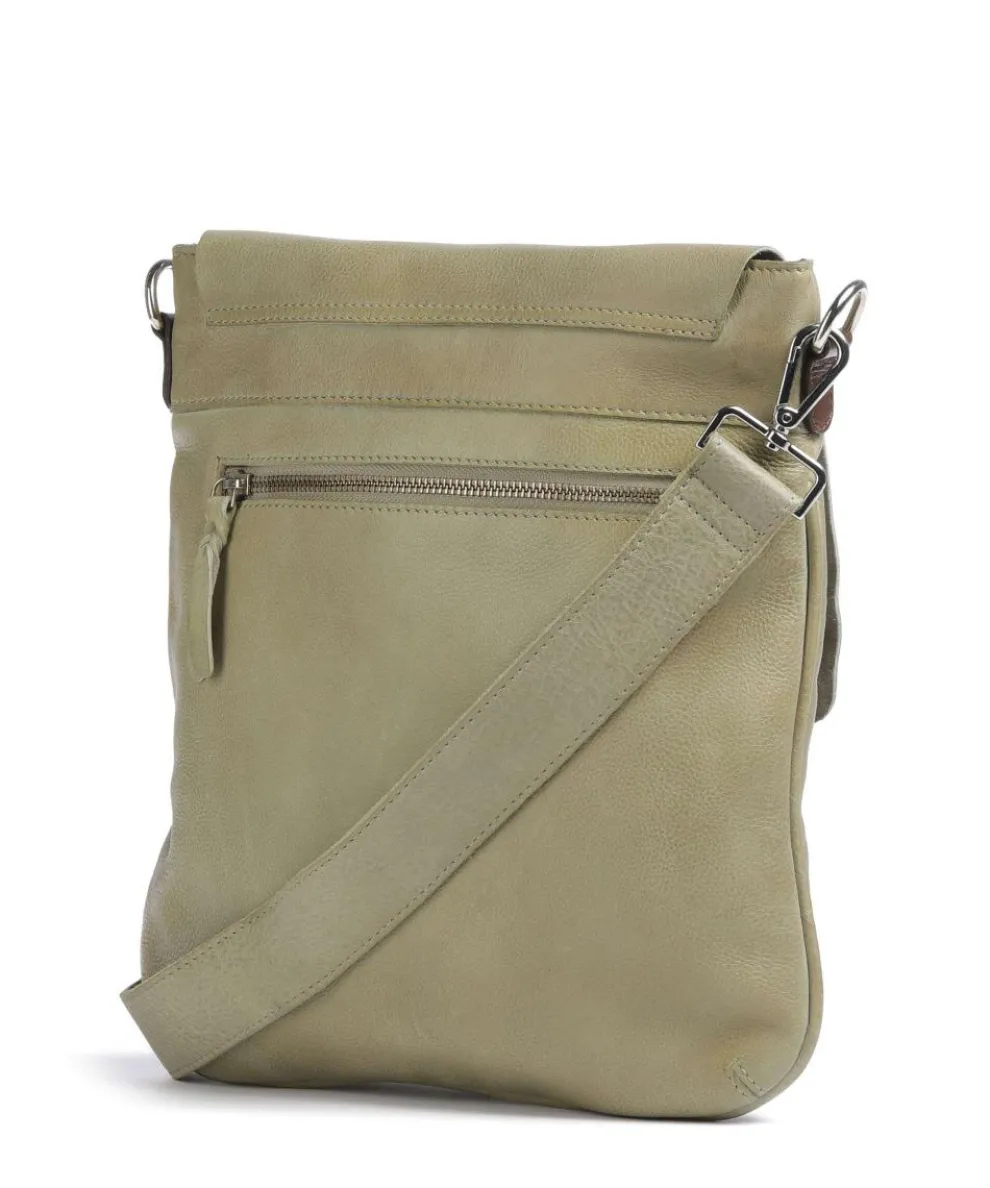 Salvatorianerplatz 2 Umhängetasche genarbtes Rindsleder grün