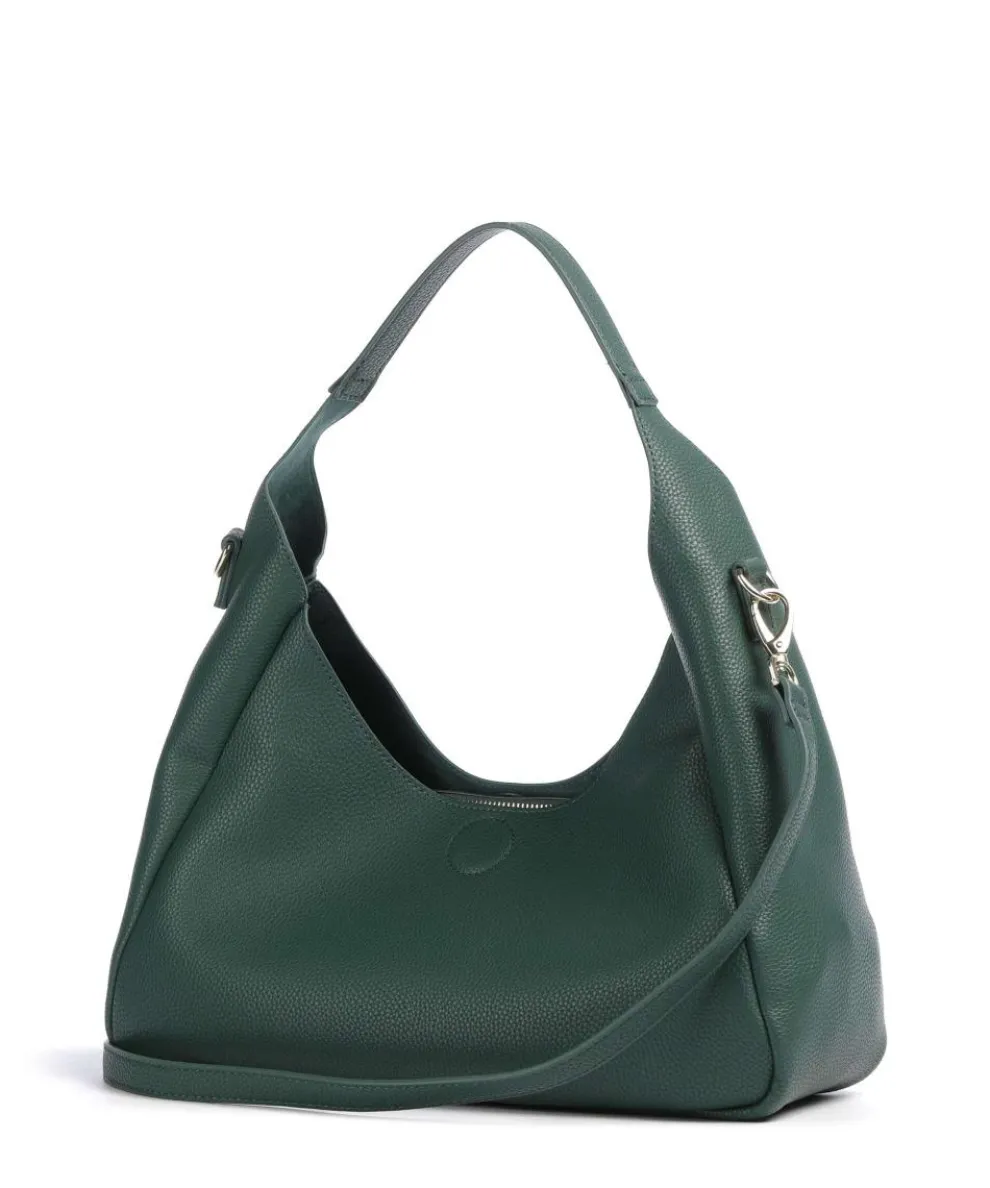 Futura Beuteltasche Lederimitat dunkelgrün