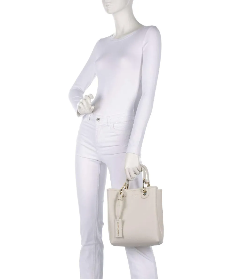 My EA Handtasche Lederimitat beige