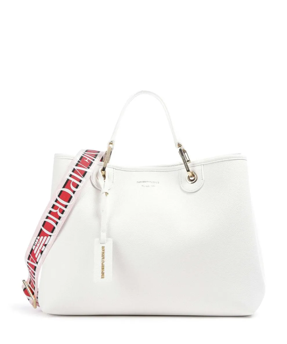 My EA Handtasche Lederimitat weiß