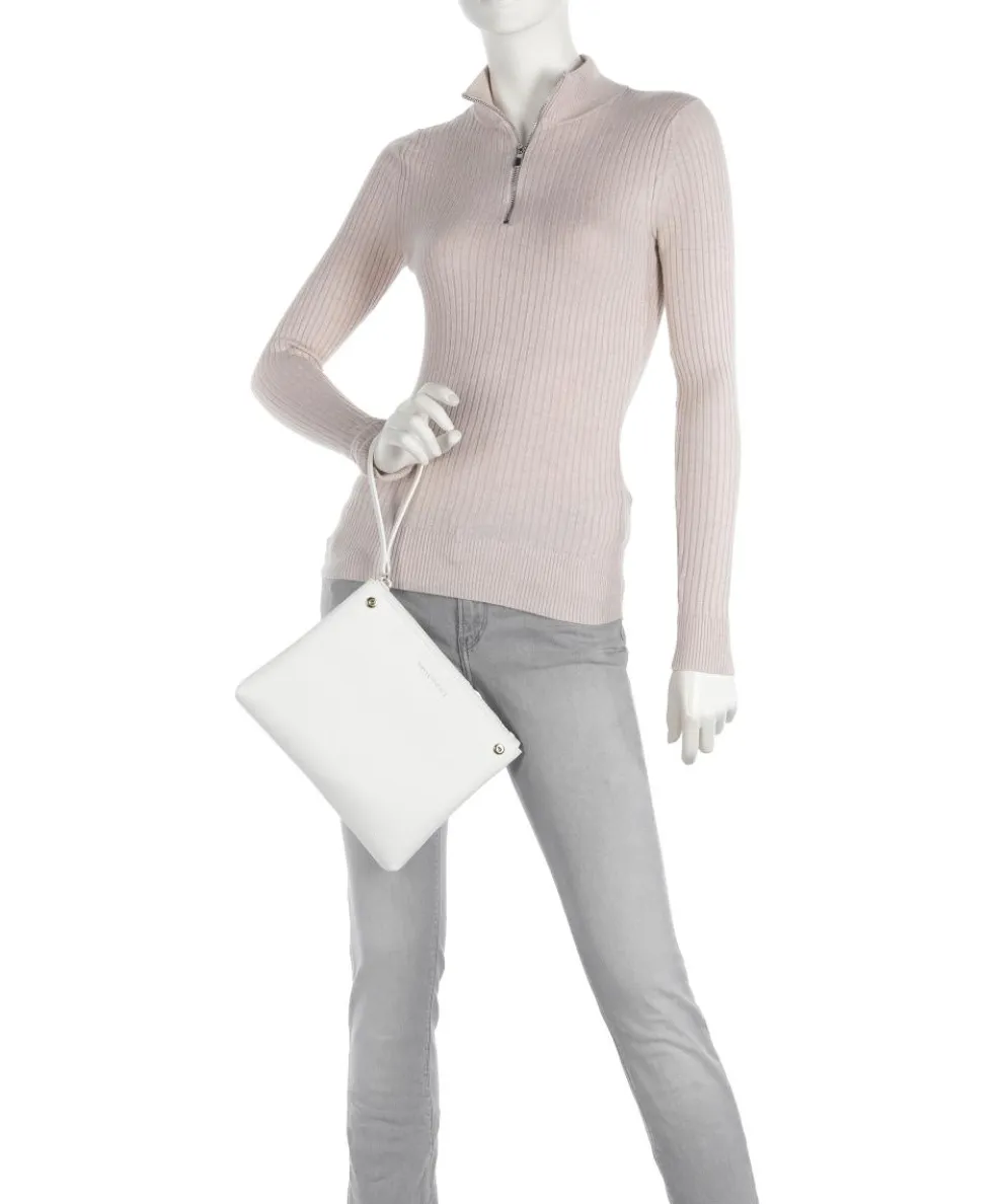 My EA Handtasche Lederimitat weiß