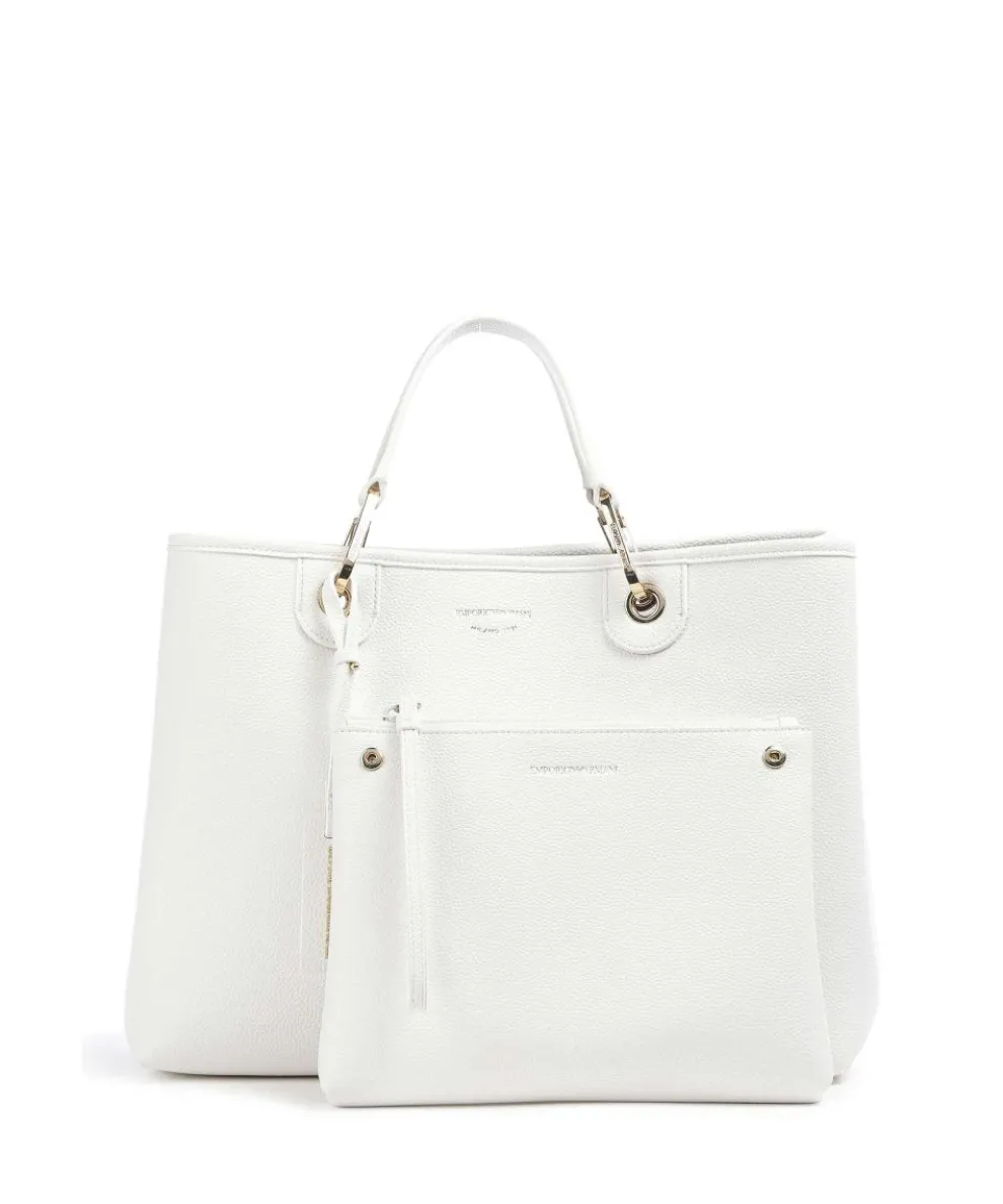 My EA Handtasche Lederimitat weiß