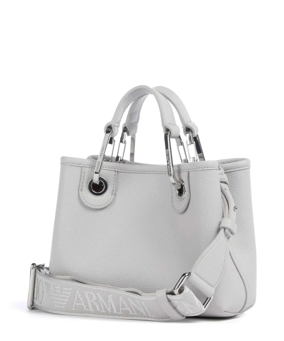 My EA Handtasche Lederimitat hellgrau