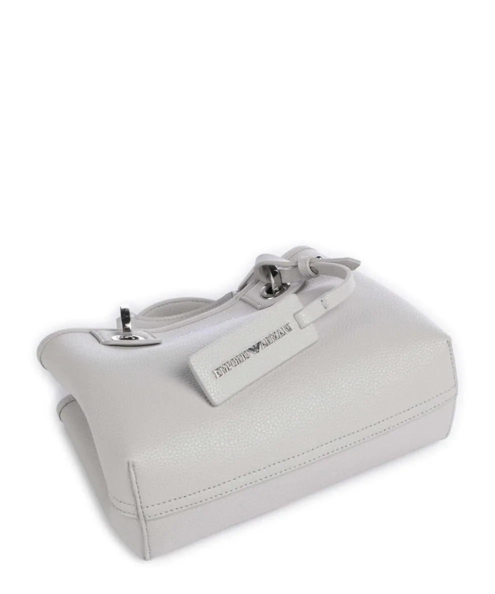 My EA Handtasche Lederimitat hellgrau