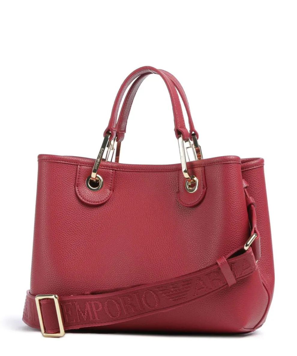 My EA Handtasche Lederimitat dunkelrot