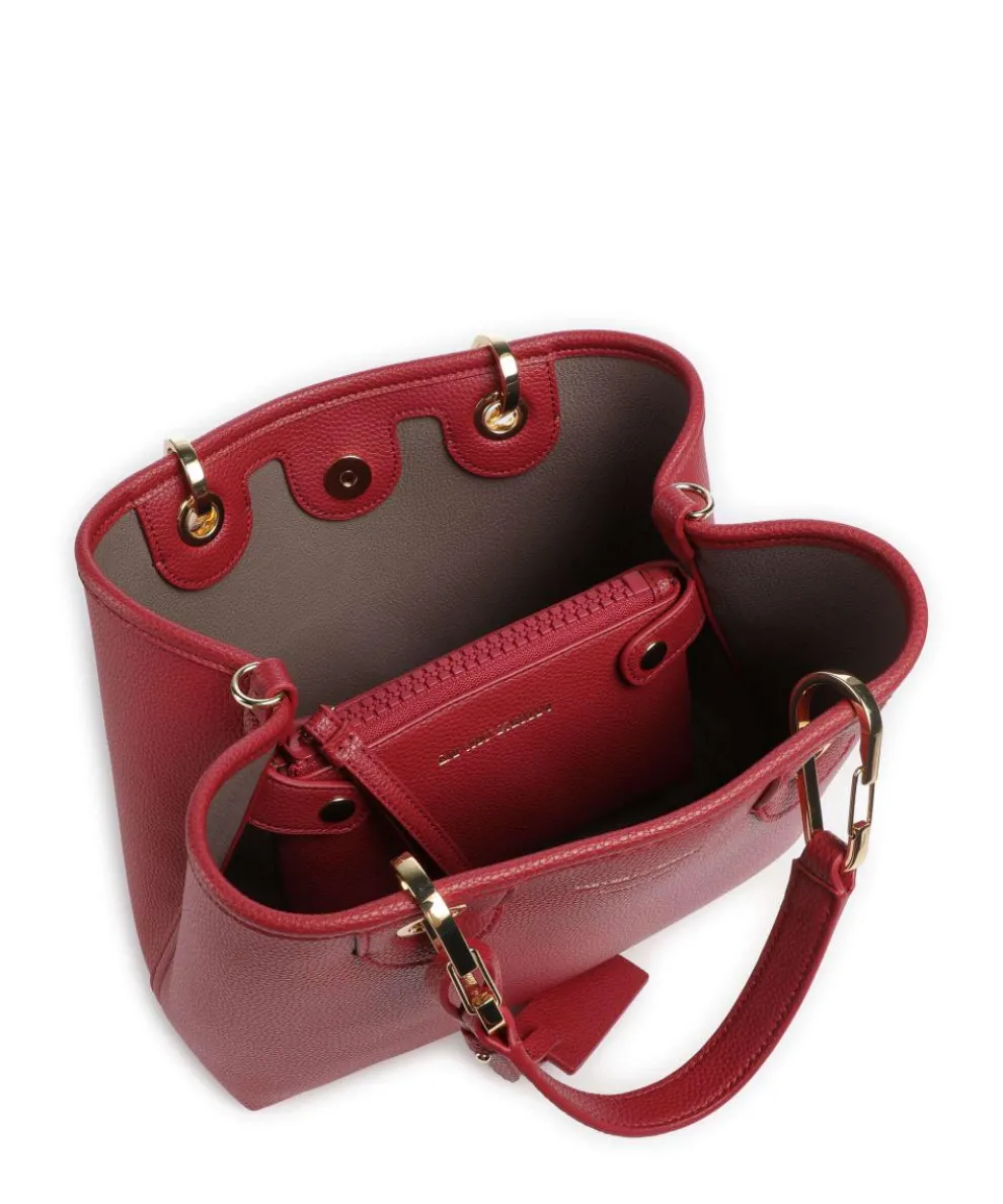 My EA Handtasche Lederimitat dunkelrot