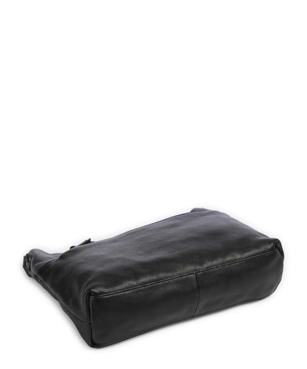 My old Friend Beuteltasche genarbtes Leder schwarz