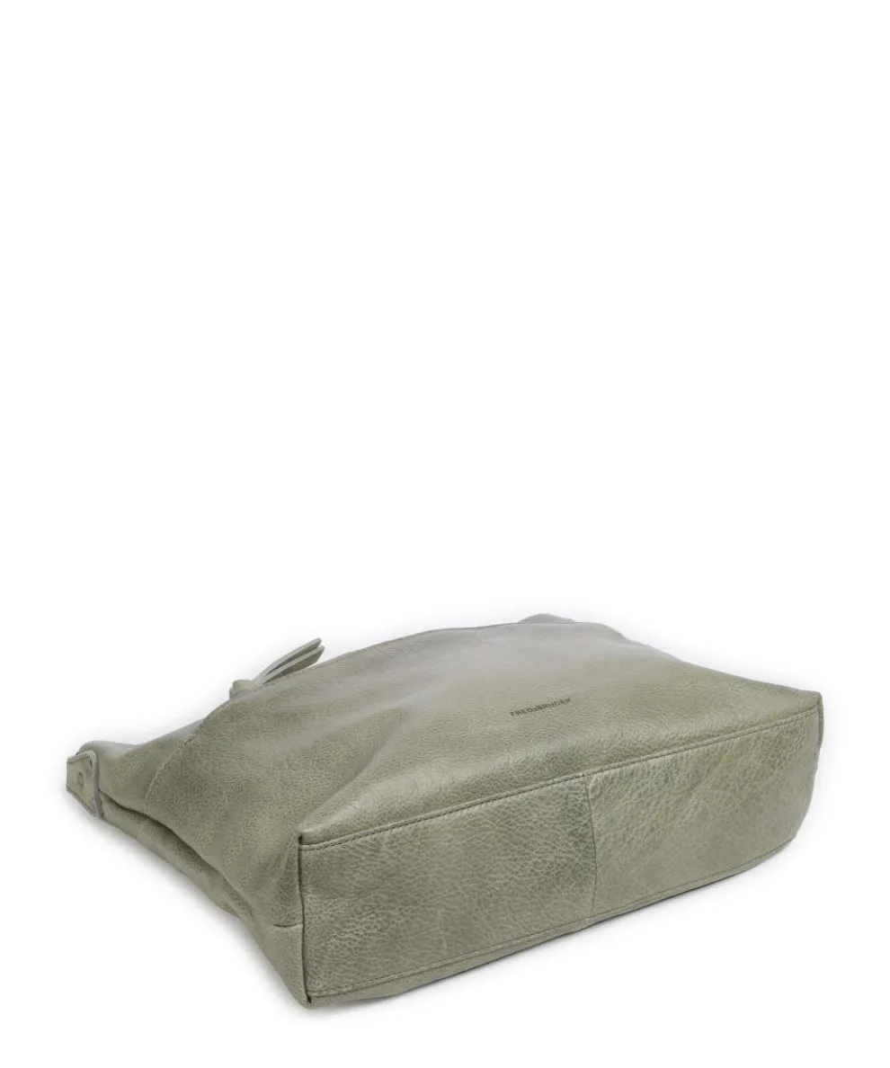 My old Friend Beuteltasche genarbtes Leder grün