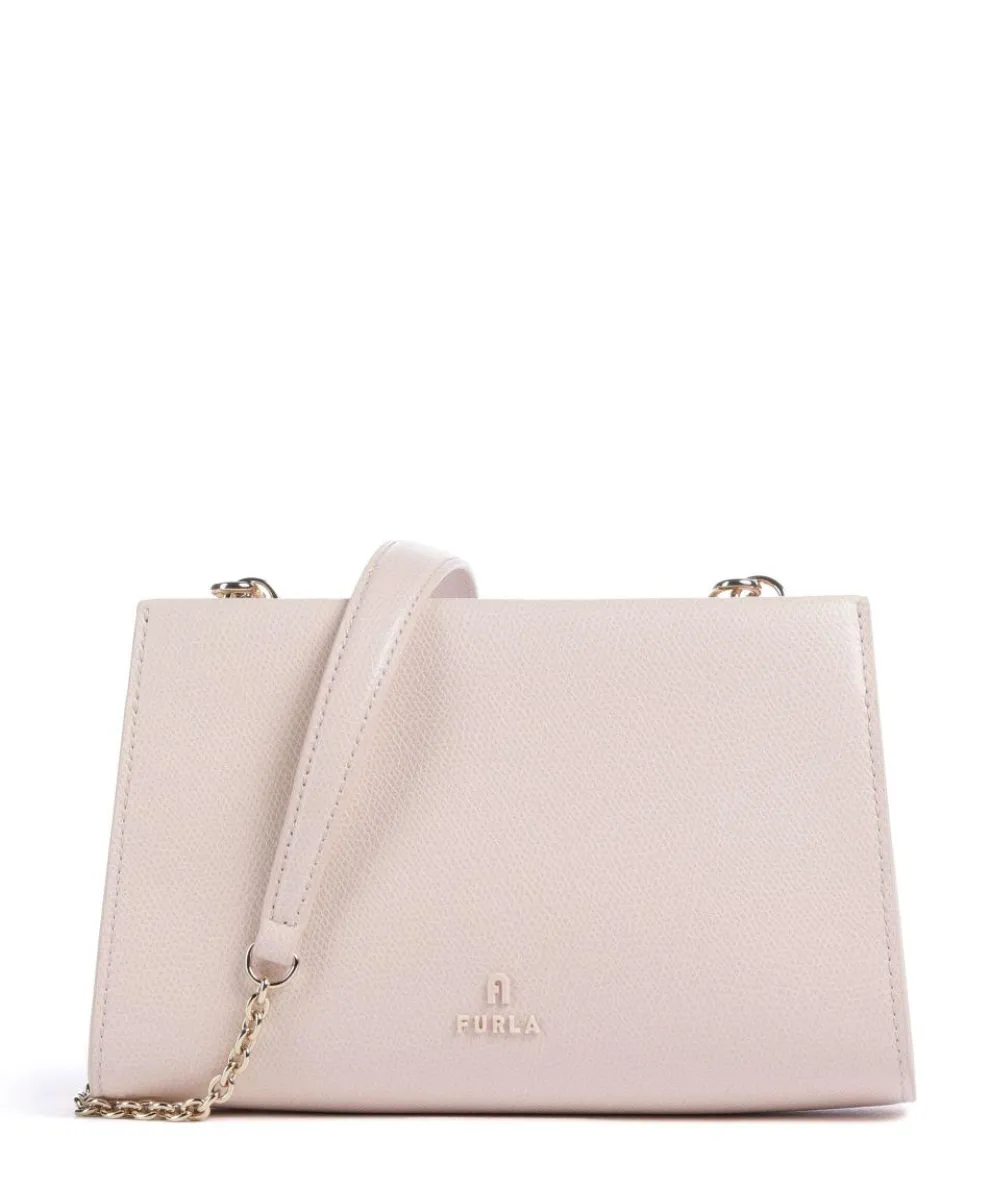 Myfurla Mini Umhängetasche genarbtes Leder altrosa