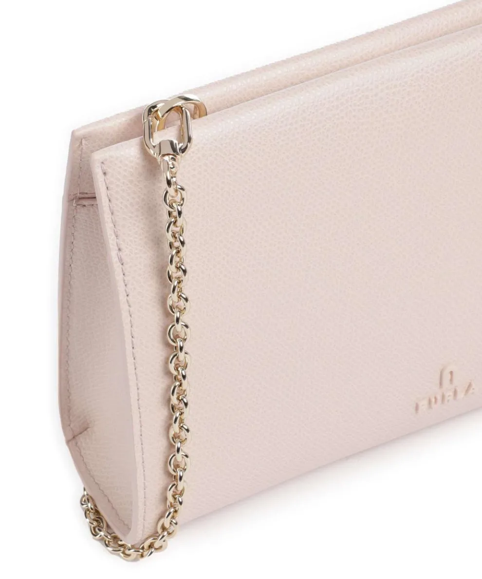 Myfurla Mini Umhängetasche genarbtes Leder altrosa