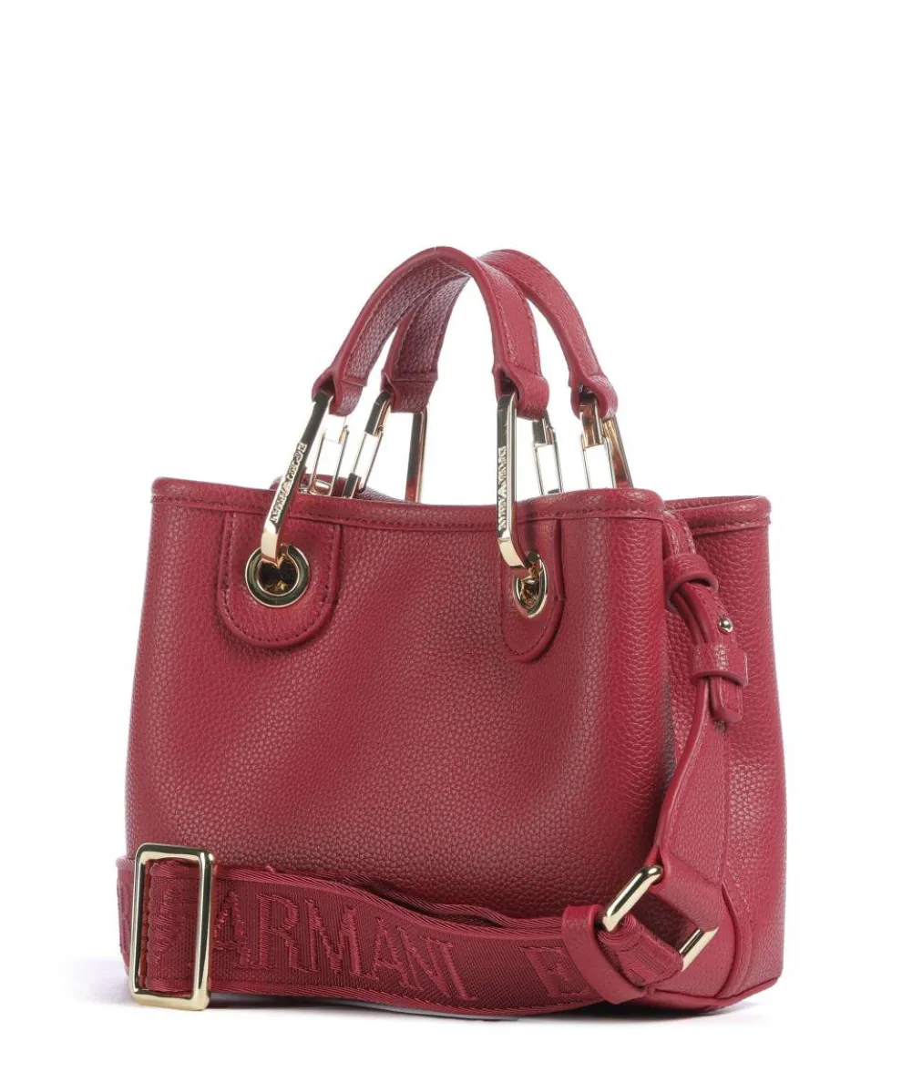 My EA Handtasche Lederimitat dunkelrot