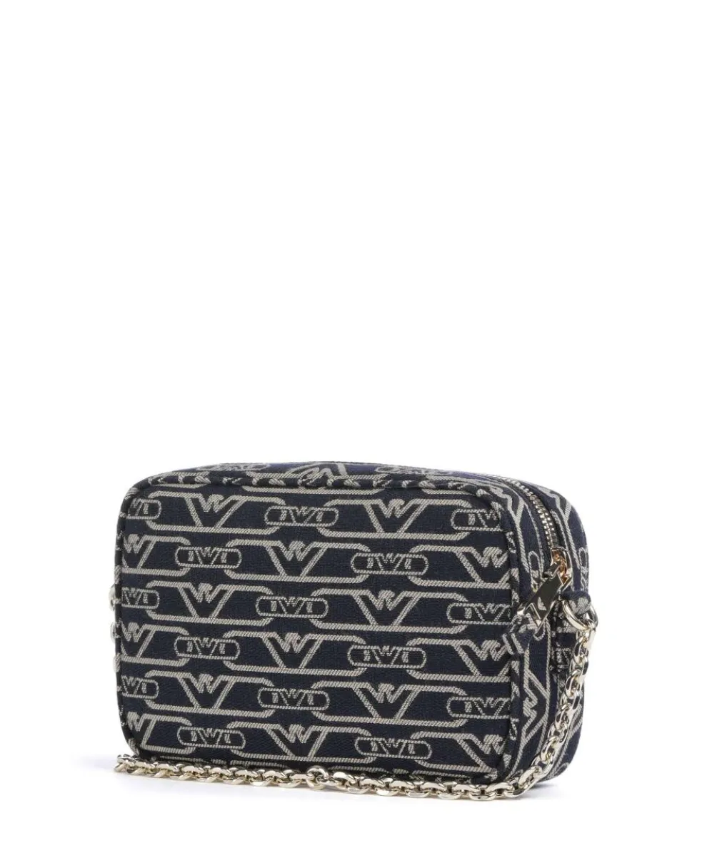 Lilly Umhängetasche Canvas blau/beige