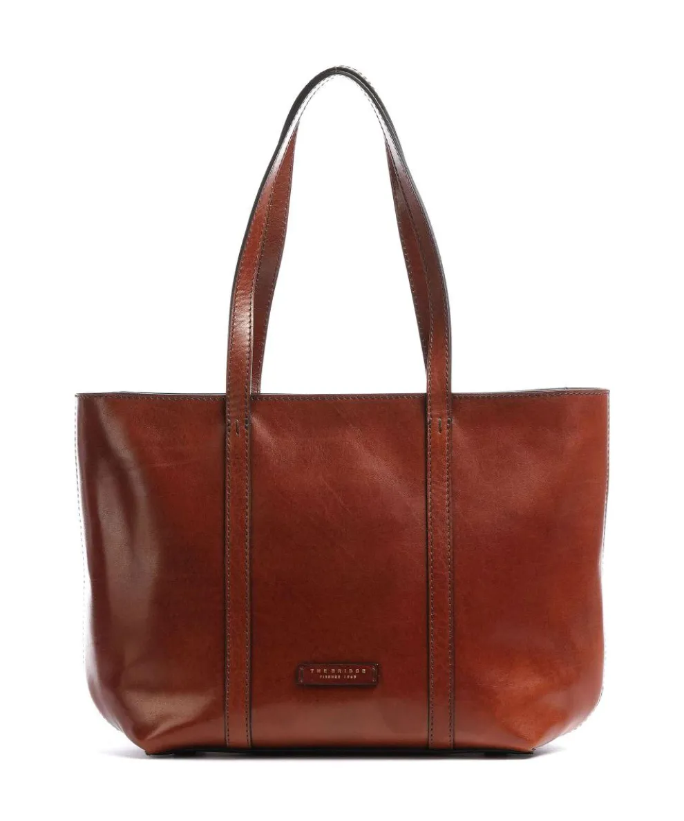 Vittoria Shopper glattes Rindsleder braun