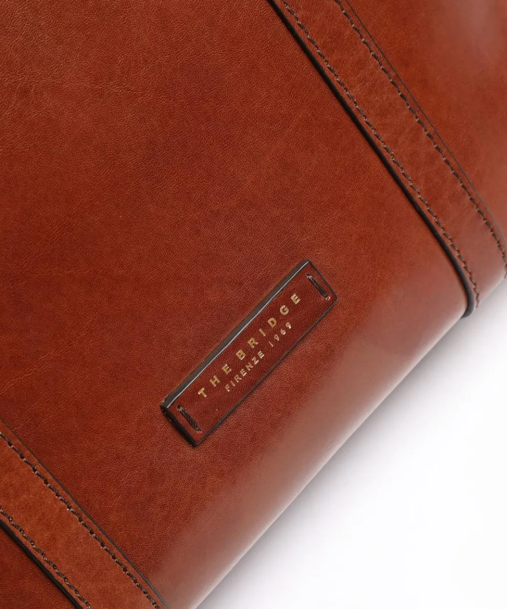 Vittoria Shopper glattes Rindsleder braun