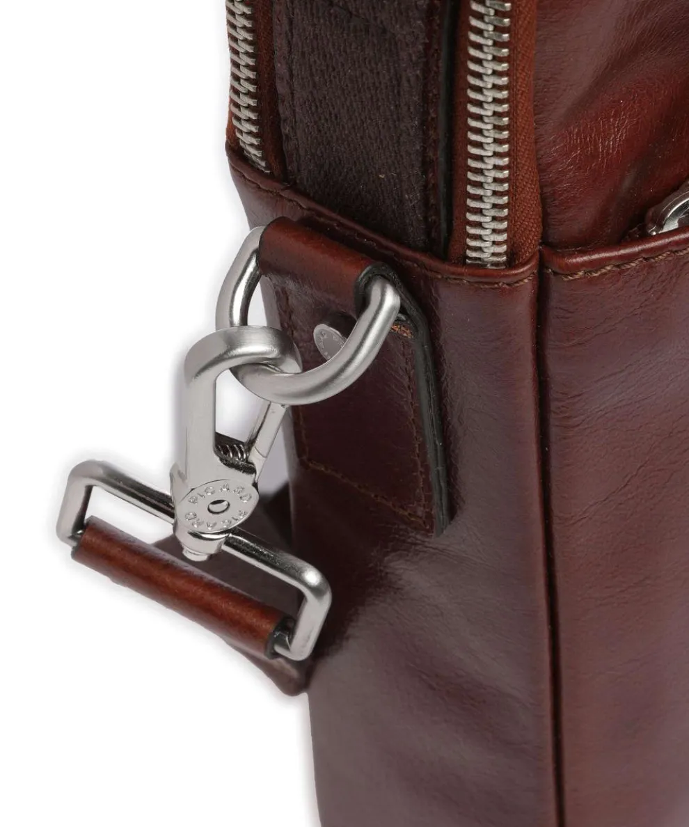 Buddy Umhängetasche Büffelleder cognac