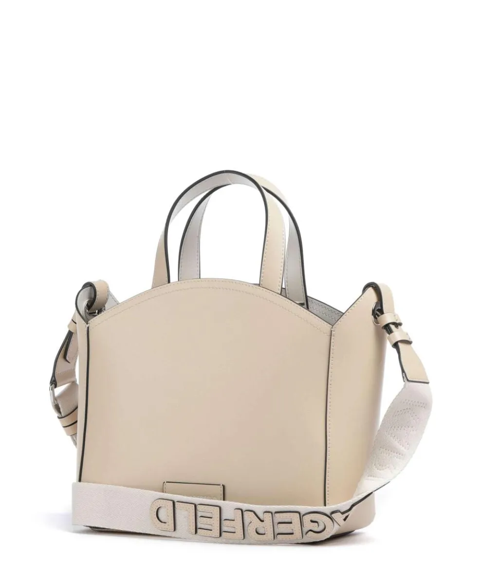 K/Circle Small Handtasche fein genarbtes Rindsleder beige