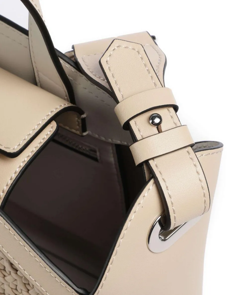 K/Circle Small Handtasche fein genarbtes Rindsleder beige