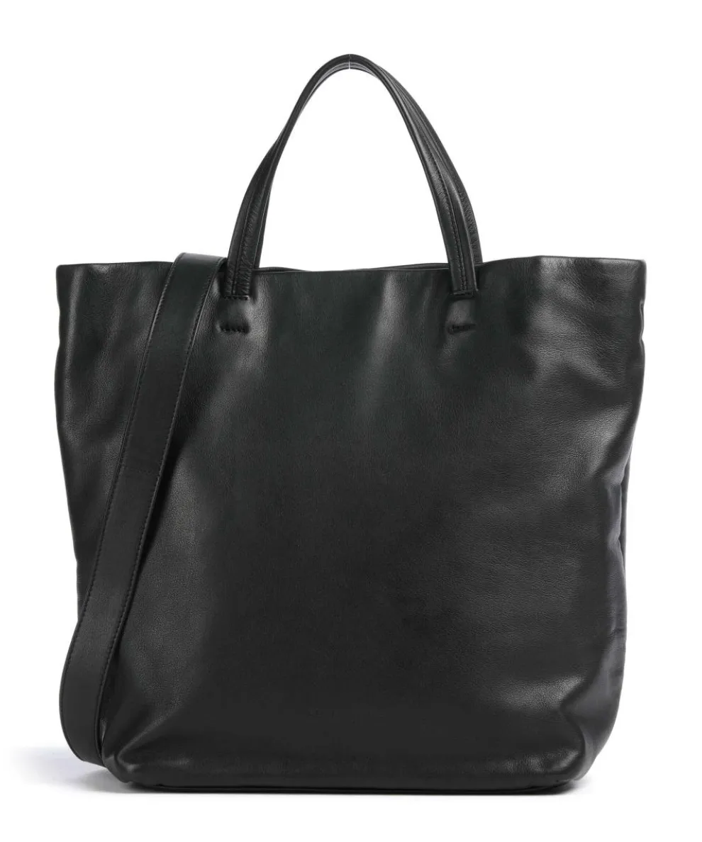 Hera Sheep Natural L Shopper Schafsleder schwarz