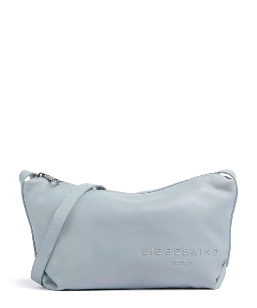 Elvira Sheep Natural M Umhängetasche Schafsleder hellblau