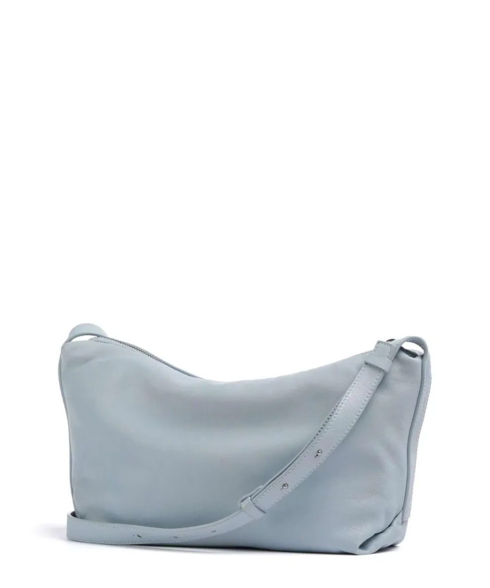 Elvira Sheep Natural M Umhängetasche Schafsleder hellblau