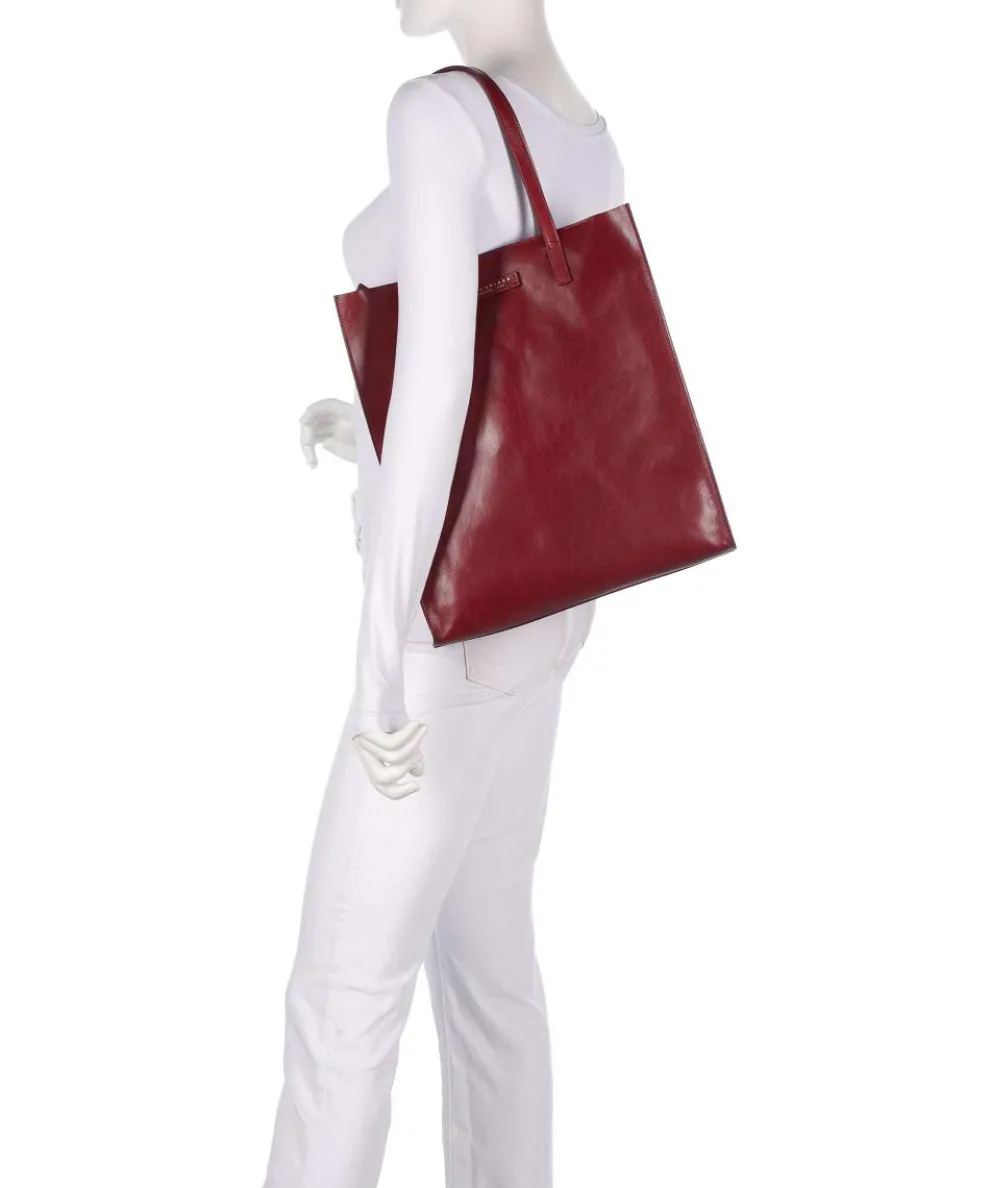 Mirra Shopper Rindsleder dunkelrot