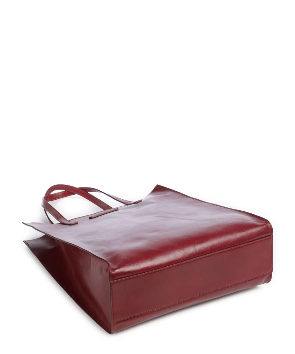 Mirra Shopper Rindsleder dunkelrot