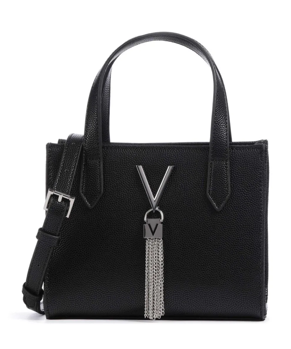 Divina Umhängetasche Lederimitat schwarz