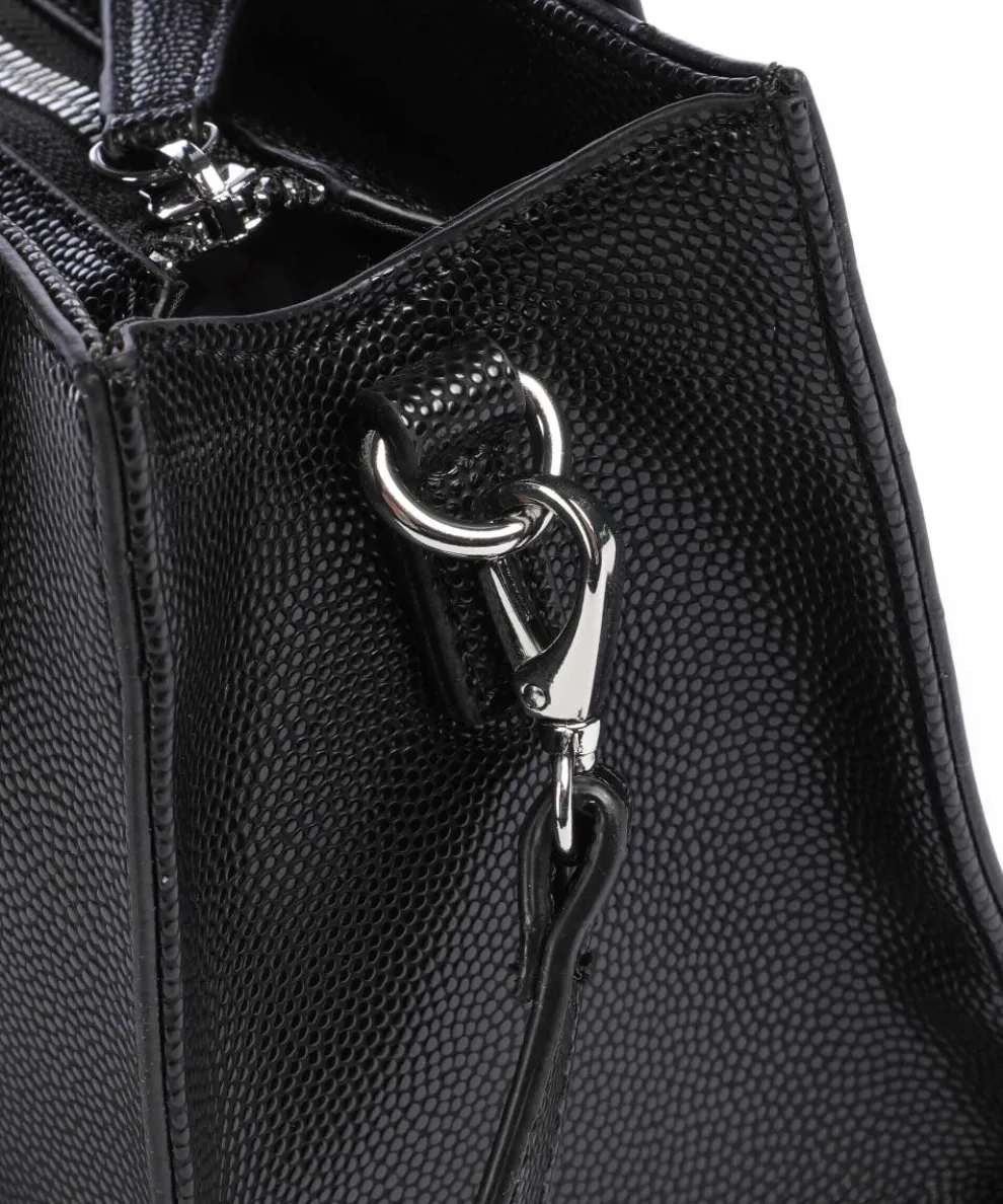 Divina Umhängetasche Lederimitat schwarz