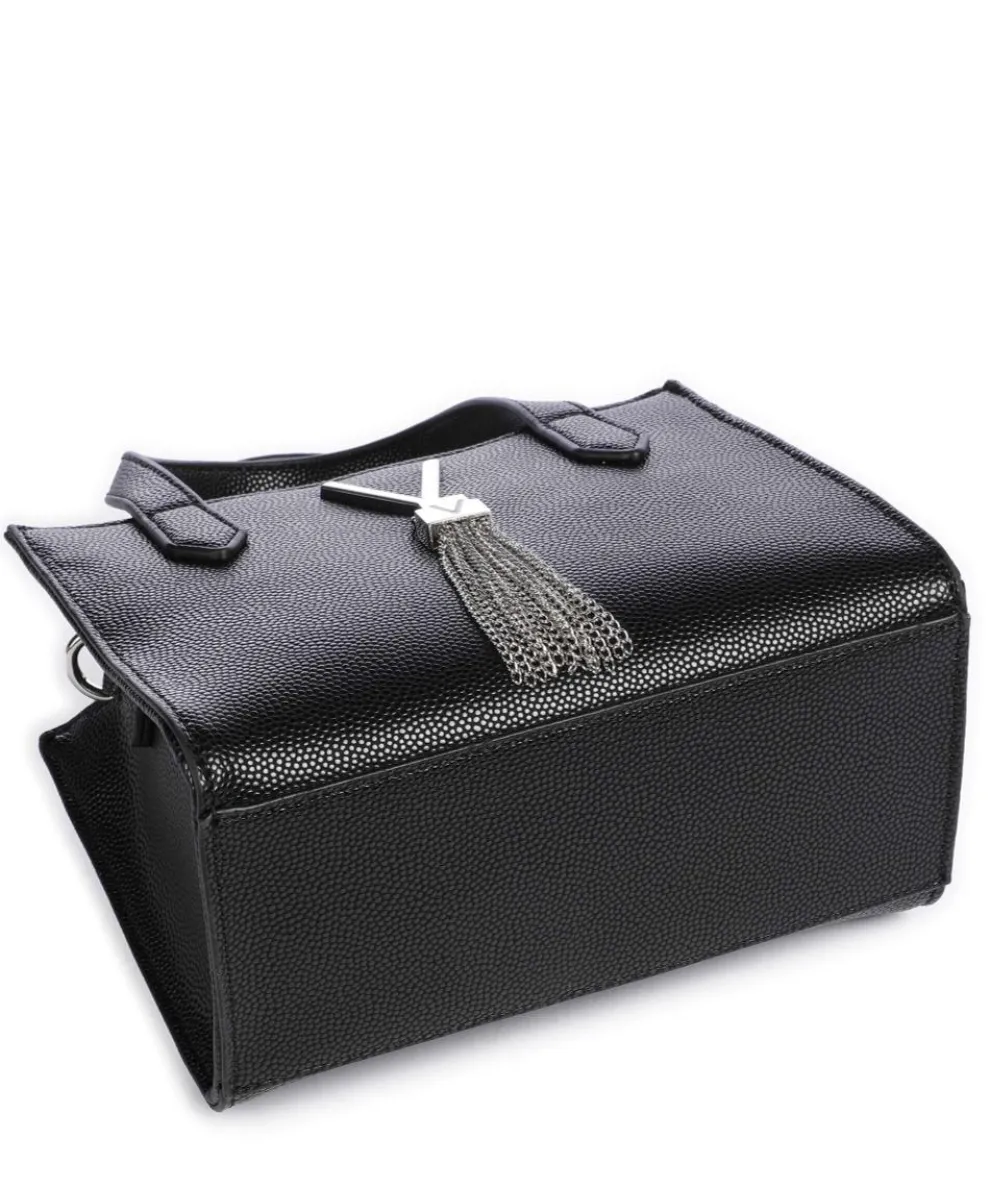 Divina Umhängetasche Lederimitat schwarz