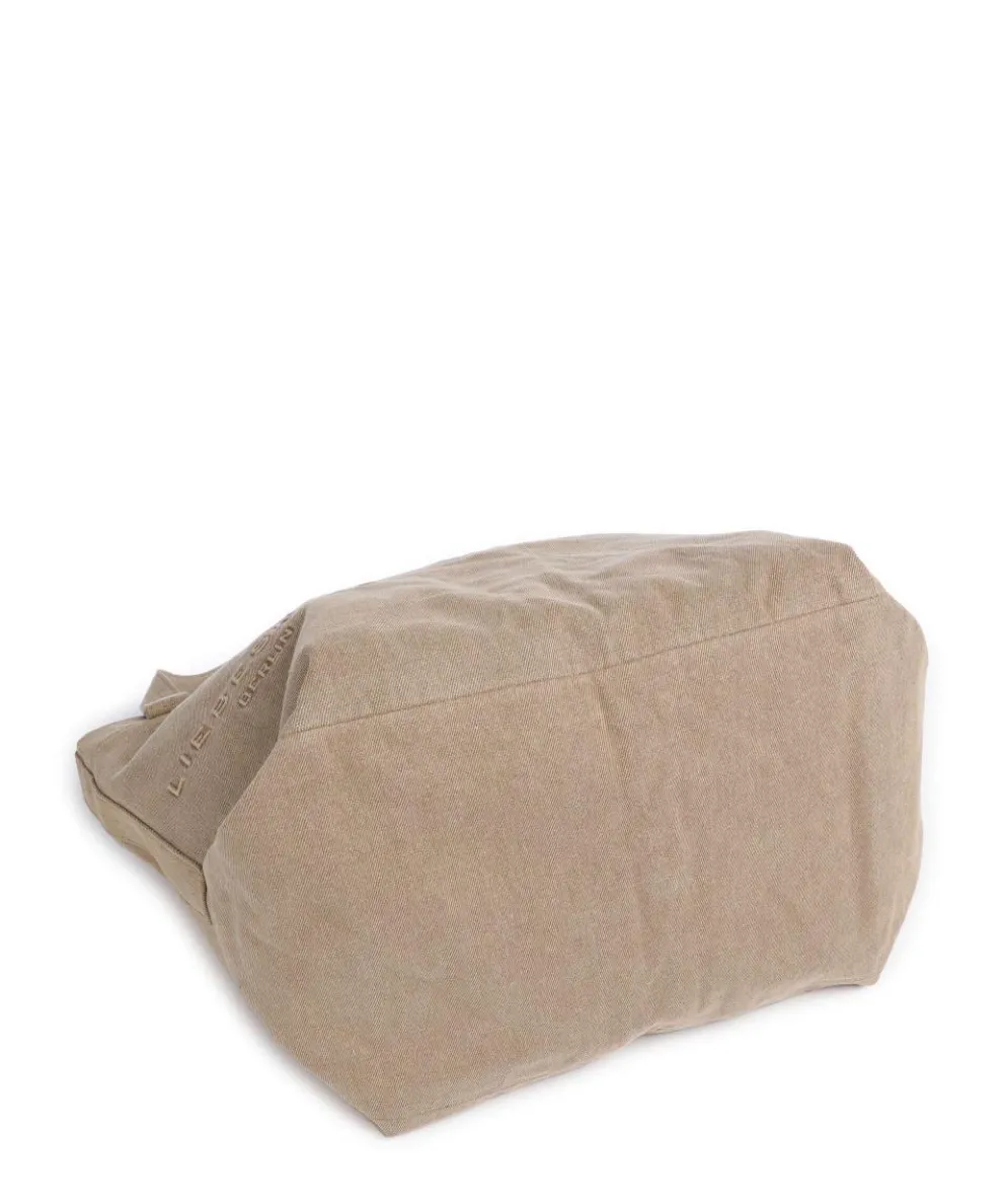 Elvira Denim M Shopper Canvas beige