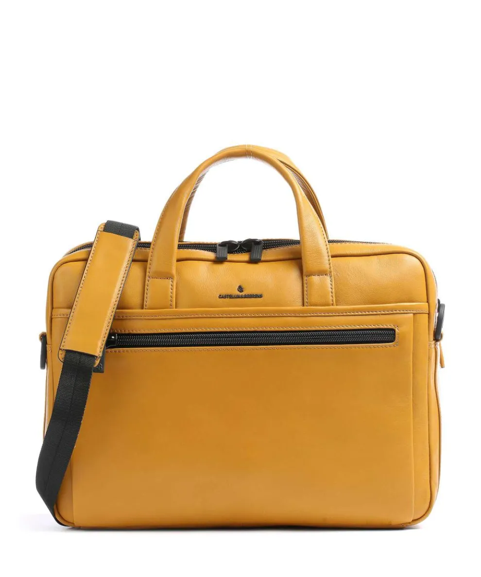 Nappa X Charlie RFID Aktentasche 15″ Leder gelb