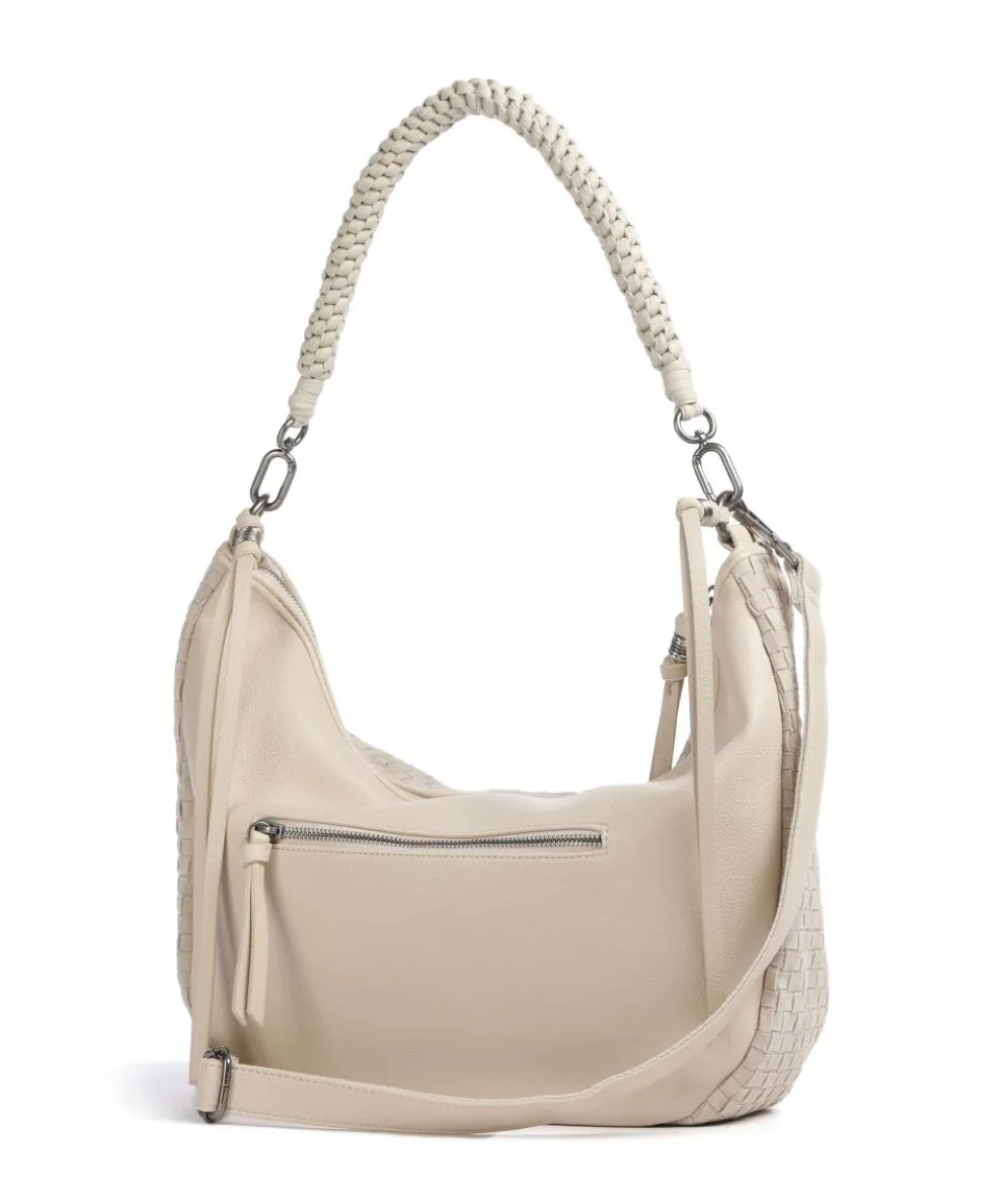 Natural Flow Beuteltasche aufgerautes Leder beige