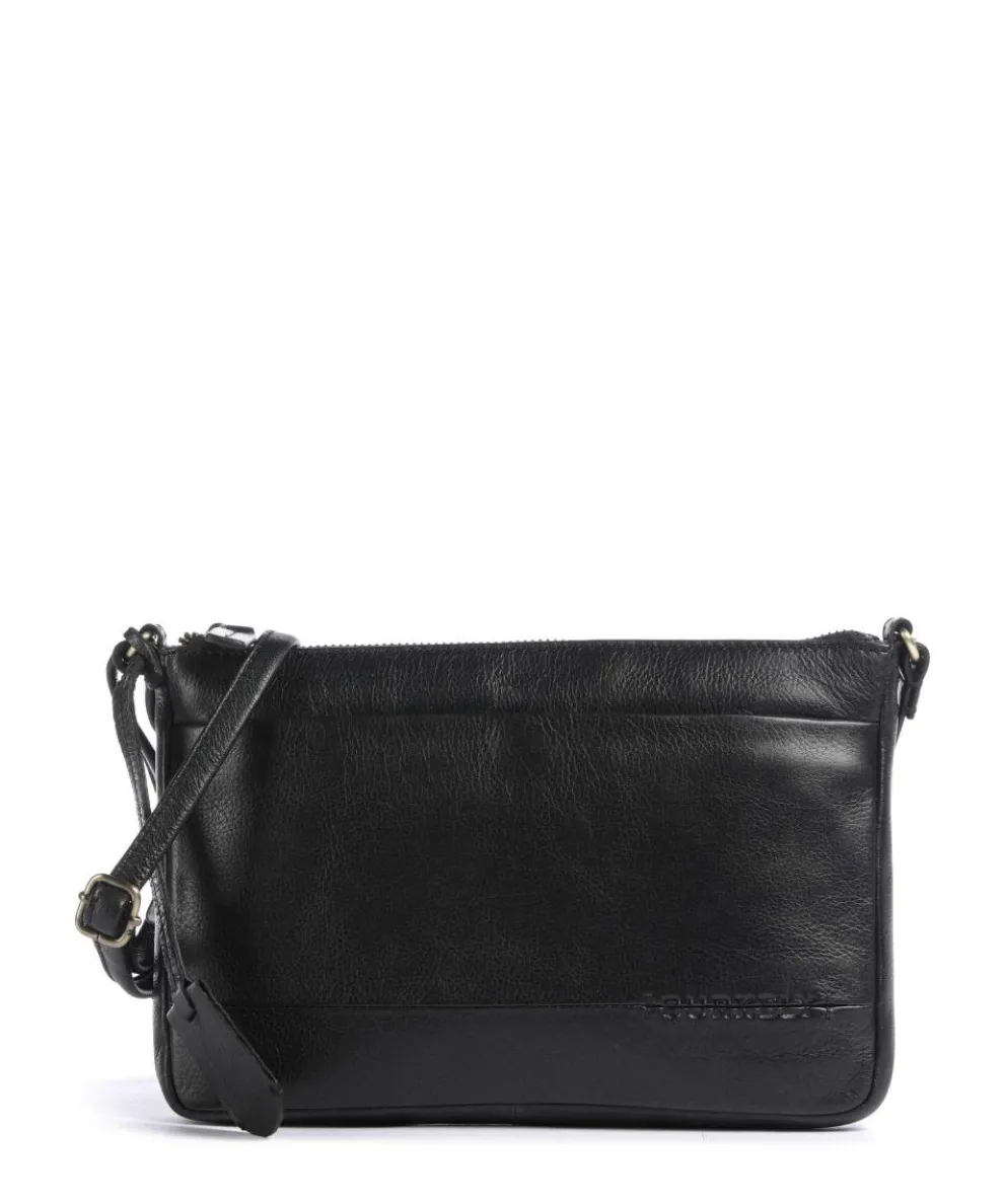 Natural Norah Umhängetasche Leder schwarz