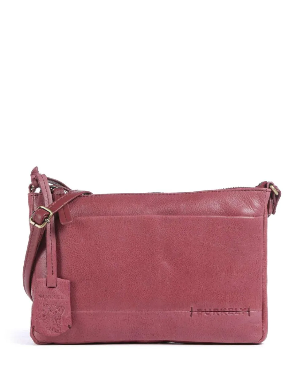 Natural Norah Umhängetasche Leder pink