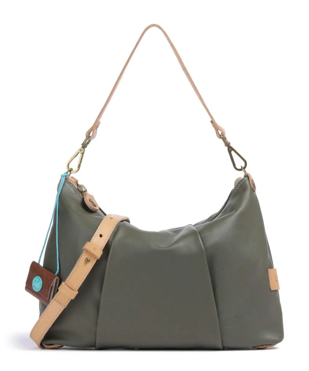 Naxos Mireya Beuteltasche Kalbsleder olivgrün