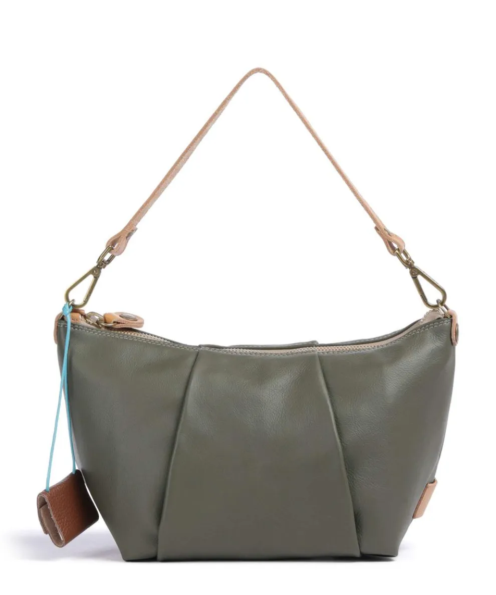Naxos Mireya Beuteltasche Kalbsleder olivgrün