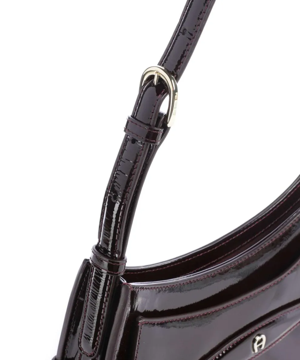 Cavallo XS Schultertasche Lackleder bordeaux