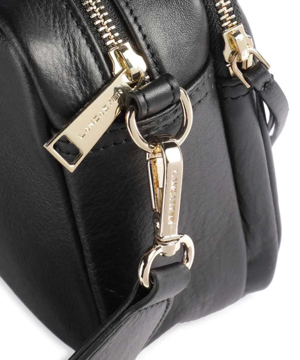 Ana Umhängetasche genarbtes Leder schwarz