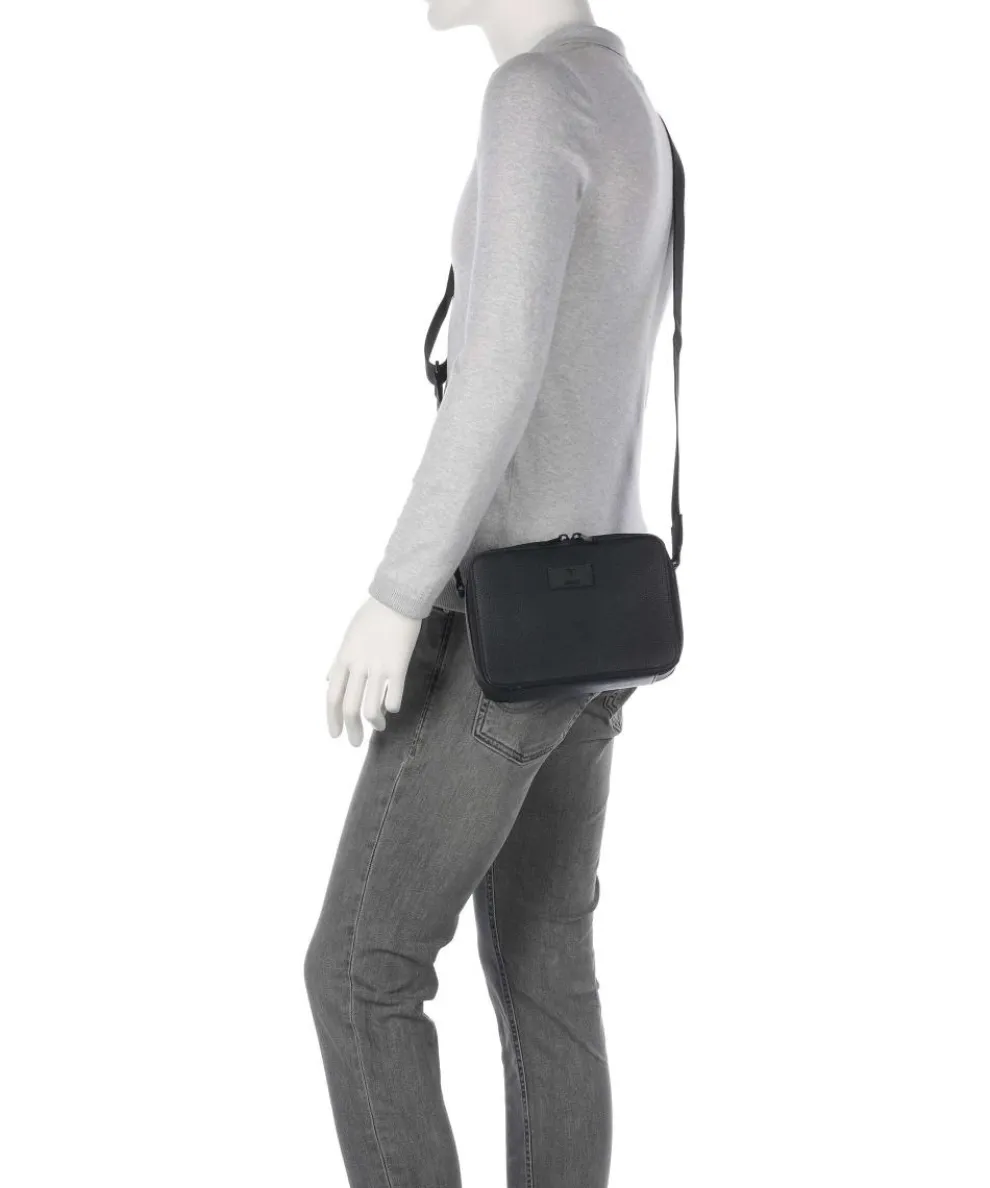 Nepezzano Paolo Umhängetasche Lederimitat schwarz