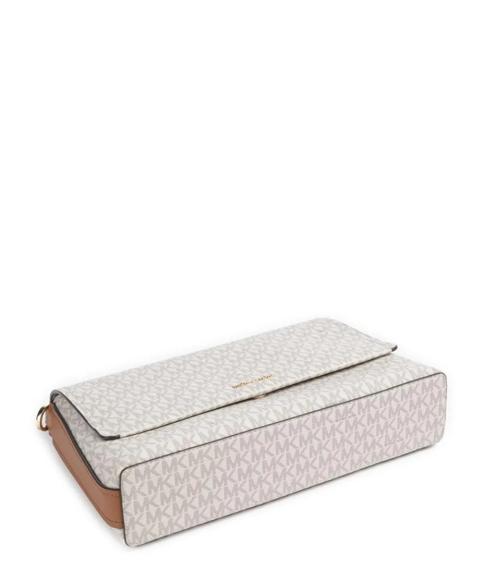 Nessa Large Schultertasche Lederimitat creme