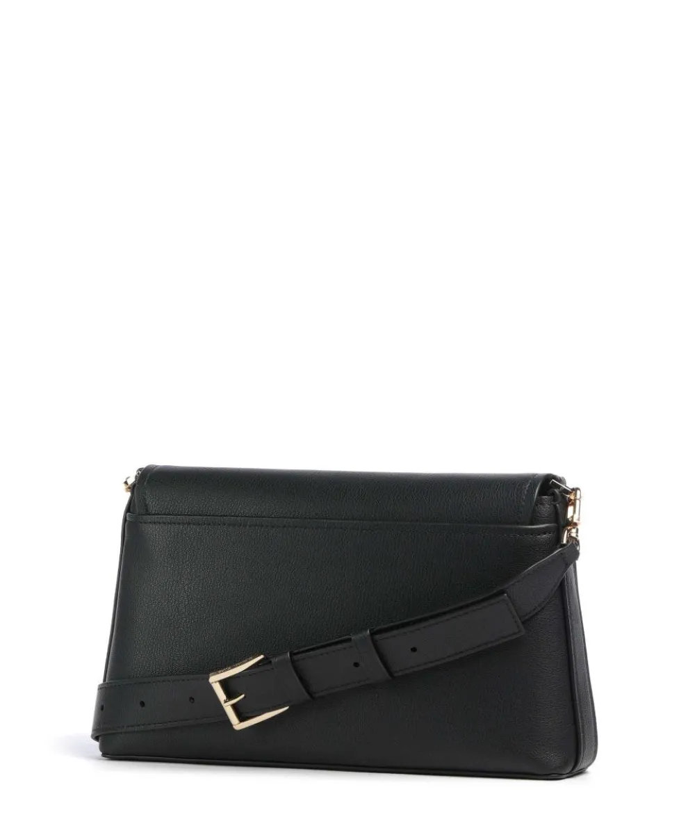 Nessa Large Umhängetasche genarbtes Rindsleder schwarz