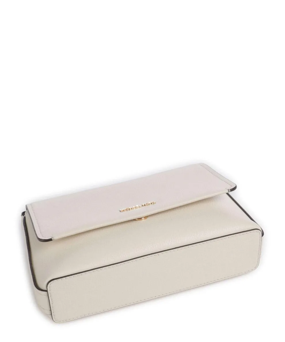 Nessa Small Umhängetasche genarbtes Rindsleder creme