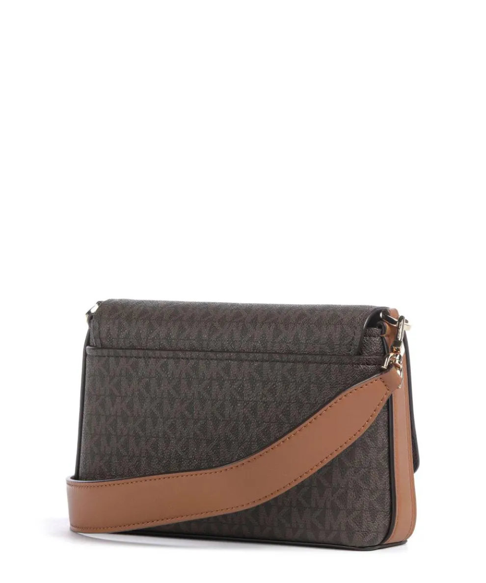 Nessa Small Umhängetasche Lederimitat dunkelbraun