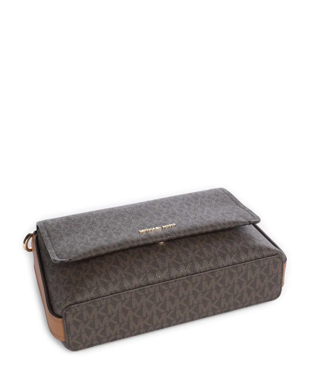 Nessa Small Umhängetasche Lederimitat dunkelbraun