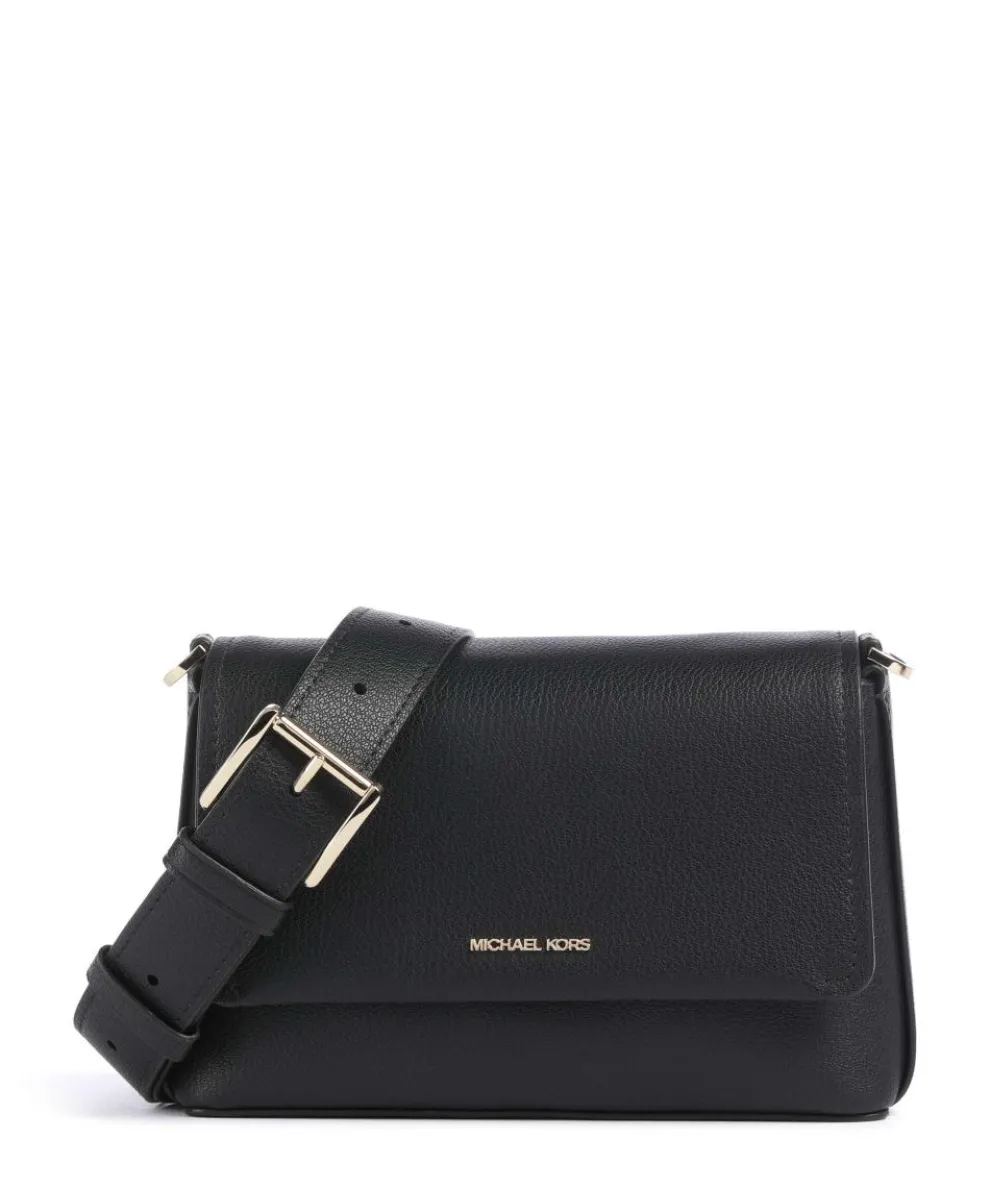 Nessa Small Umhängetasche genarbtes Rindsleder schwarz