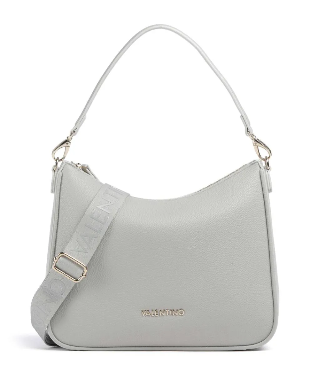 Never Beuteltasche Lederimitat hellgrau